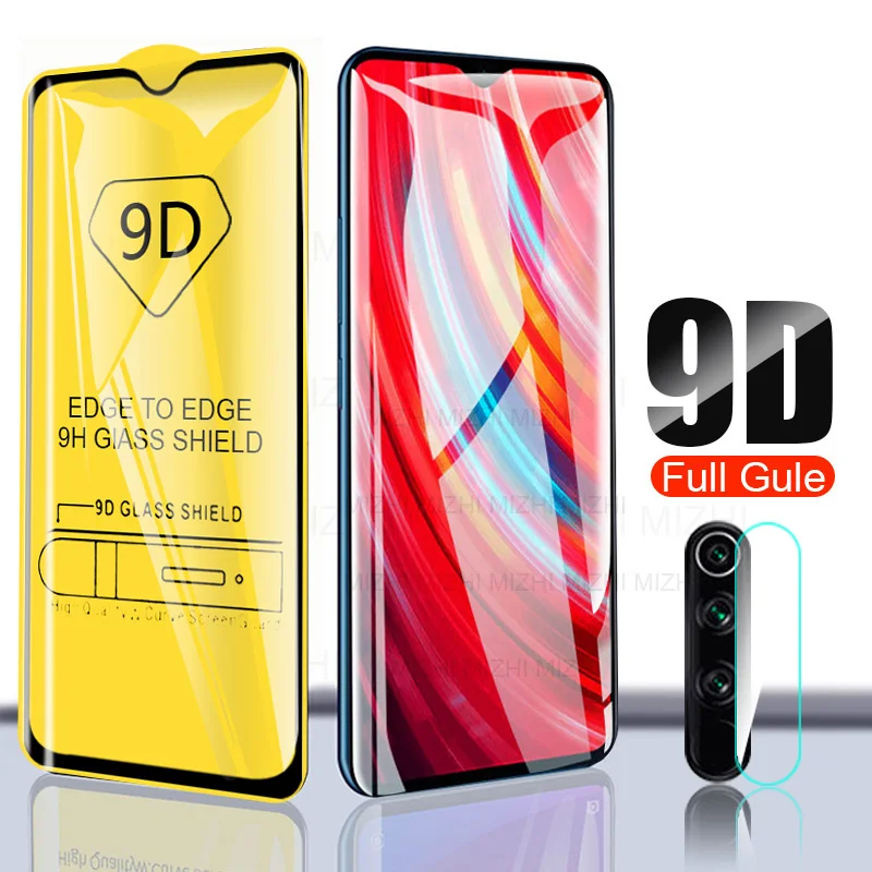

9D Camera Glass Redmi Note8 Tempered Glass Screen Protector For Xiaomi Redmi Note 8 7 6 Pro Mi 9 SE 9T K20 Pro 8 lite A3 Glass