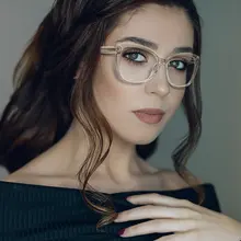 Горячая Ретро мода готовая квадратные очки для женщин и мужчин оптические очки по рецепту Близорукость оправы для очков для женщин и мужчин NX