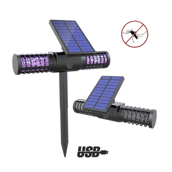 

Solar Energy Mosquito Zapper Outdoor Anti-mosquito Lamp for Trap Insects - Black