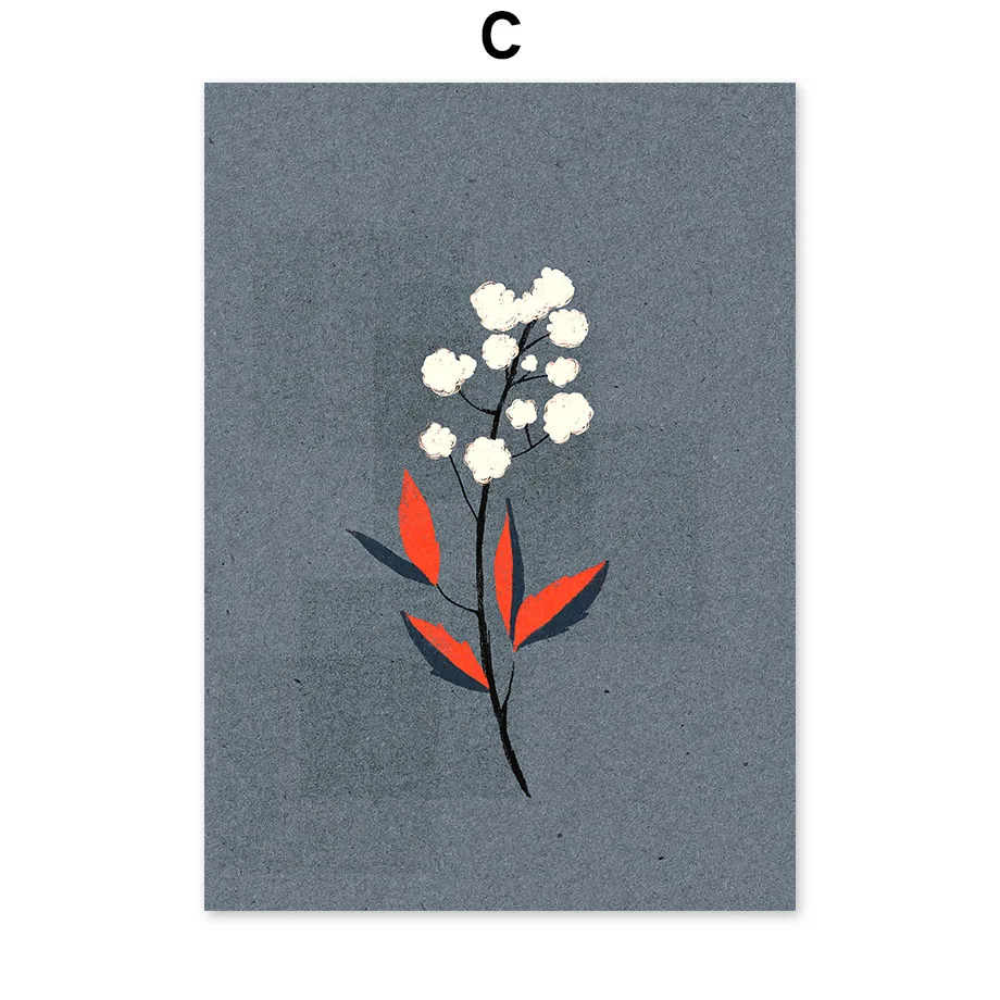 Abstract-Fashion-Vintage-Girl-Flower-Leaf-Wall-Art-Canvas-Painting-Nordic-Posters-And-Prints-Wall-Pictures (5)