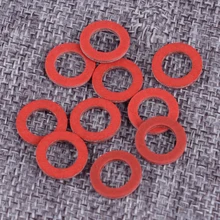 10PC Red Lower Unit Oil Drain Screw Gasket Accessories Fit For Yamaha 90430 08020 00 90430 08003