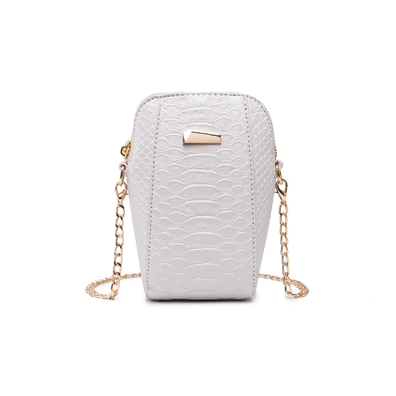 

2019 New Style Crocodile Pattern WOMEN'S Shoulder Bag Shell Bag Casual Shoulder Mobile Phone Bag