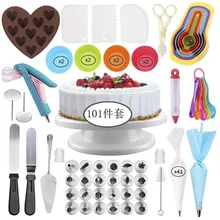 Напрямую от производителя, в настоящее время доступно 101 штук, набор для торта, носик для украшения, набор силиконовых форм для торта, скребок