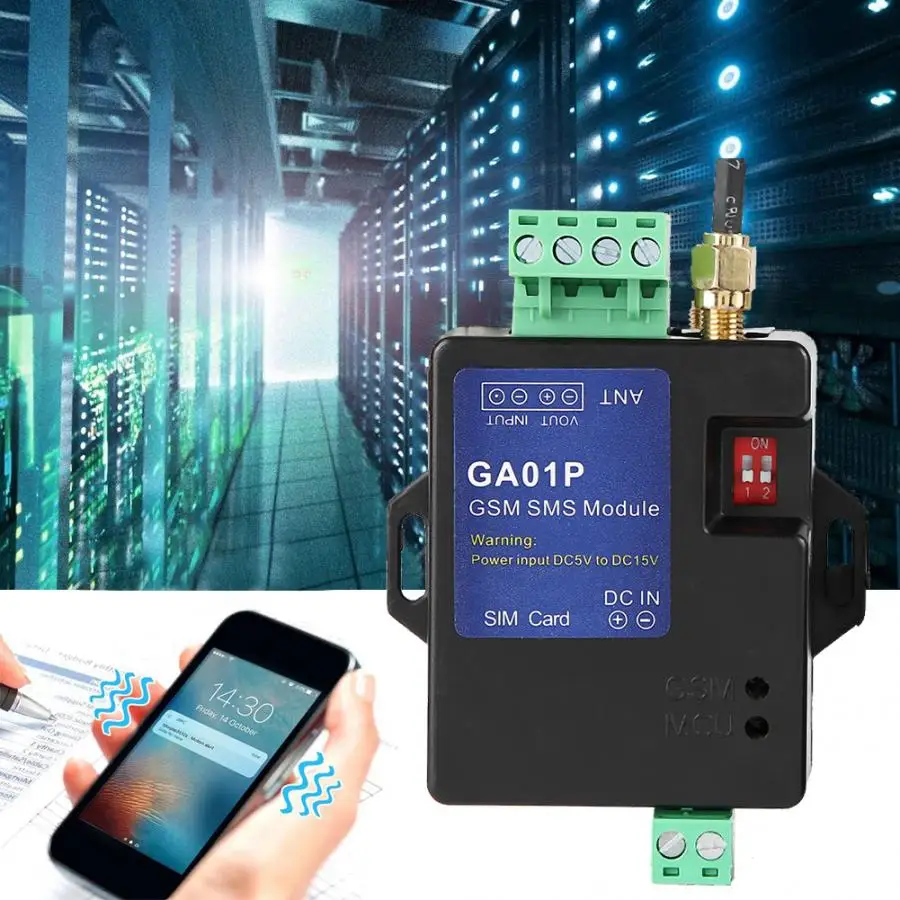 Сигнализация GA01P GSM сигнализация для звонков по SMS аккумуляторная батарея системы