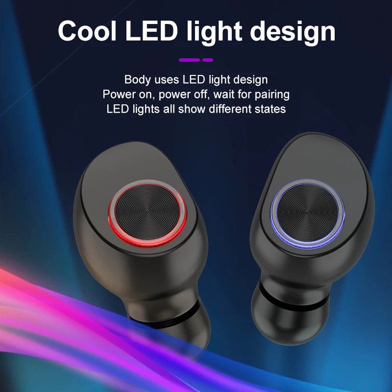 Tws TX29 Wireless Bluetooth Earphones V5 0 Mini Stereo Sport Gaming Noise Cancel Headset Waterproof Headphone with Microphone