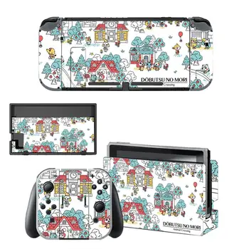 

Vinyl Skin Protector Sticker Animal Crossing Skins for Nintendo Switch NS Console + Controller + Stand Holder Dock Sticker