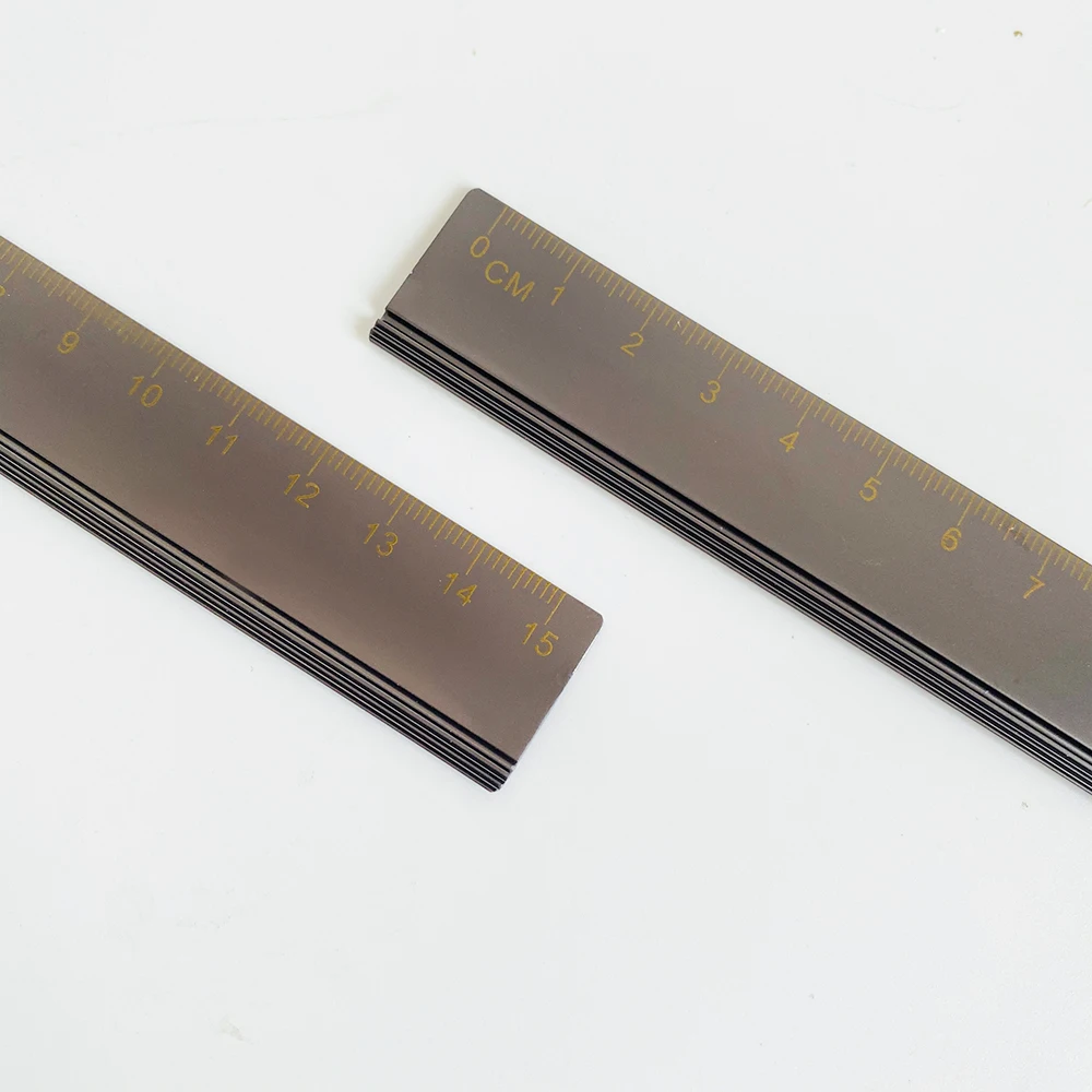 Steel Metal Ruler 15 cm Multifunction Drawing Tools Student Rulers School Office Supplies