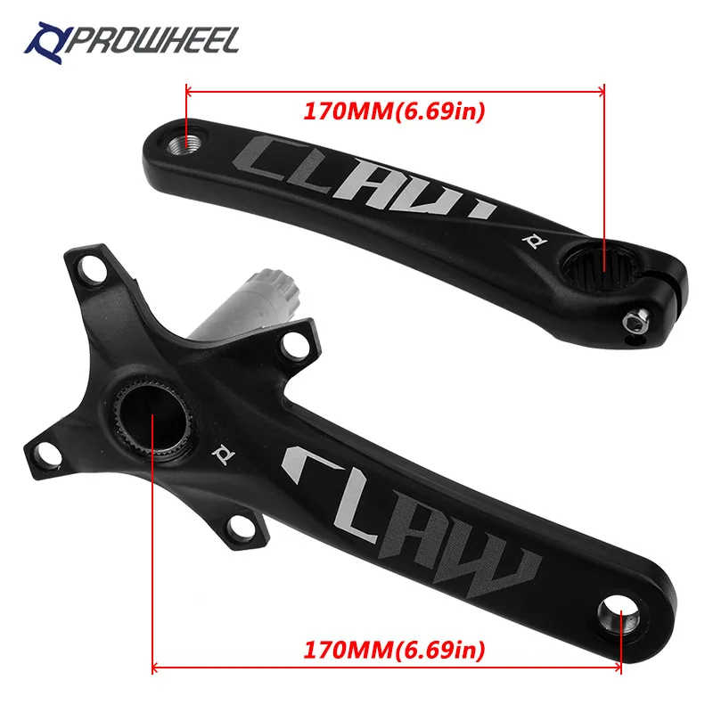 Prowheel 104 BCD mtb велосипедный шатун 170 175 мм Untralight дорожная велосипедная цепь с нижним кронштейном BB шатун для горного велосипеда