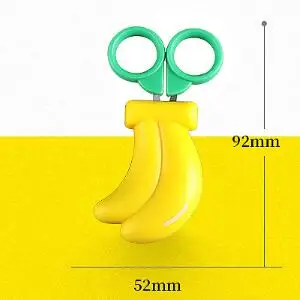 New fruit scissors cute cartoon scissors strawberry carrot student scissors