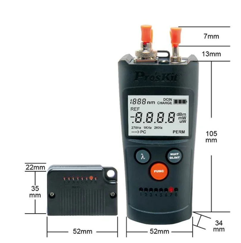 Multi-function power meter MT-7602-C 6 wavelengths testing 850/1300/1310/1490/1550/1625nm