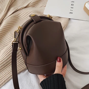

Advanced sense new female bag 019 new wave Korean version of the wild Messenger bag retro shoulder bag bucket bag