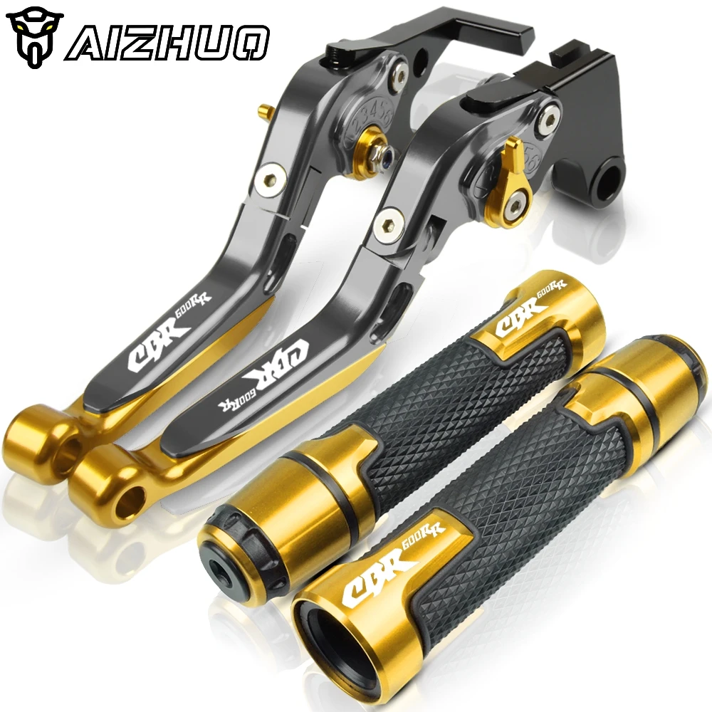 CNC алюминиевый тормозной рычаг сцепления для мотоцикла ручки для Honda CBR600RR CBR 600RR CBR600 RR CBR 600 RR 2007 - Цвет: gold2