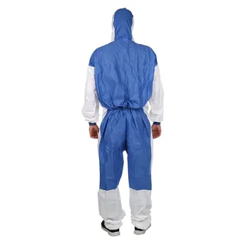

High Antibacterial Reusable Isolation Suit Prevent Invasion of Staff Protective Clothing Dust-proof Coveralls Antistatic 1 PCS