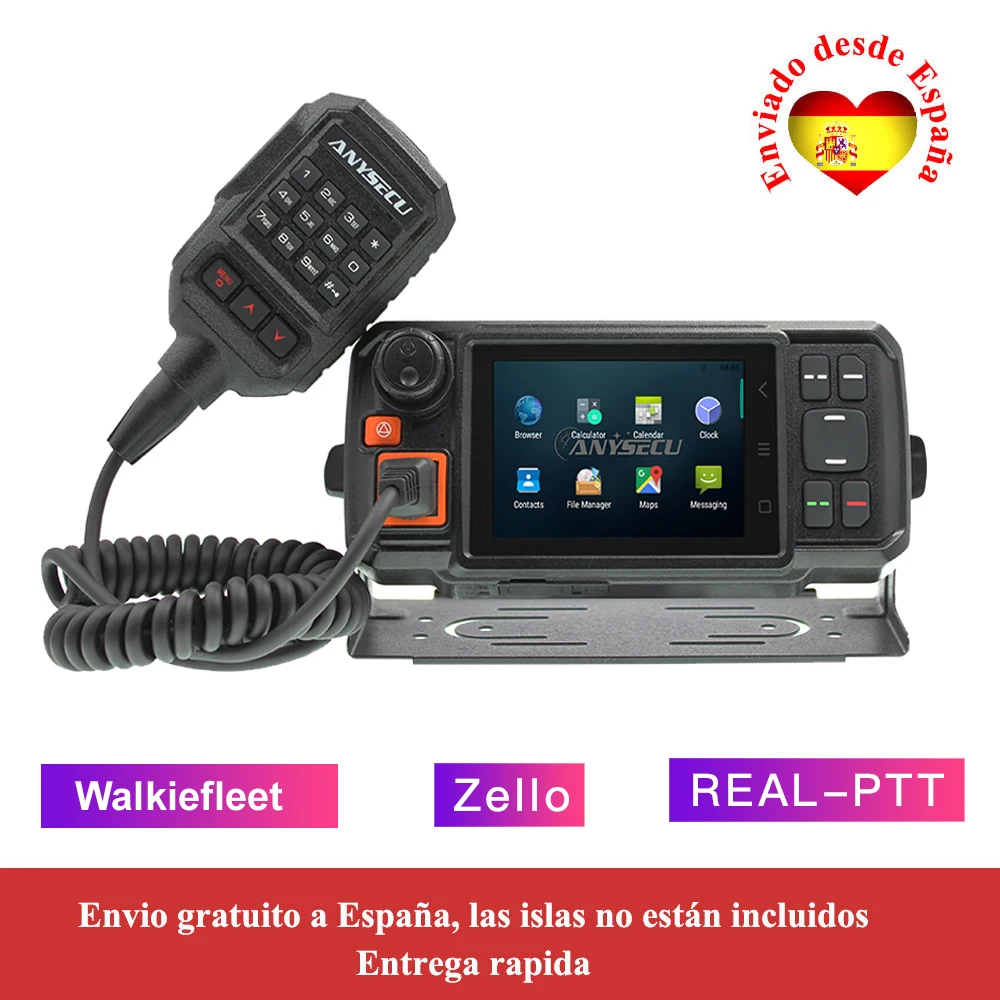 4G-W2Plus 4G Network Radio Android 7.0 LTE WCDMA GSM walkie talkie with WIFI N60 work with Real-ptt / Zello