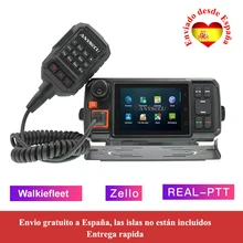 راديو شبكة 4G w2plus يدعم شبكة أندرويد 7.0 LTE WCDMA GSM لاسلكي تخاطب مع واي فاي N60 يعمل مع Real ptt / Zello