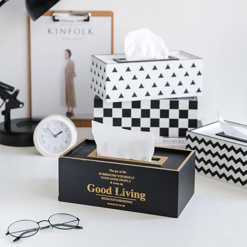 

LHX Wood Tissue Box Car Home Rectangle Shaped Storage Boxes Container Towel Napkin Tissue Dispenser Organizer Holder HP1280 F1