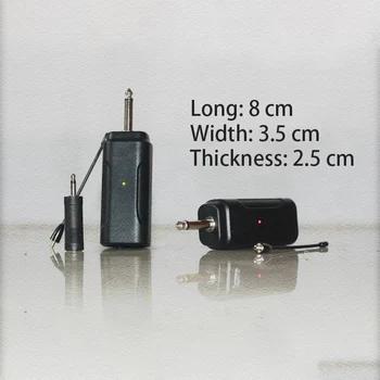 

Portable Wireless Audio Transmitter Receiver System for Autistic Guitar Electric Guitar Bass Electric Violin Musical Instrument