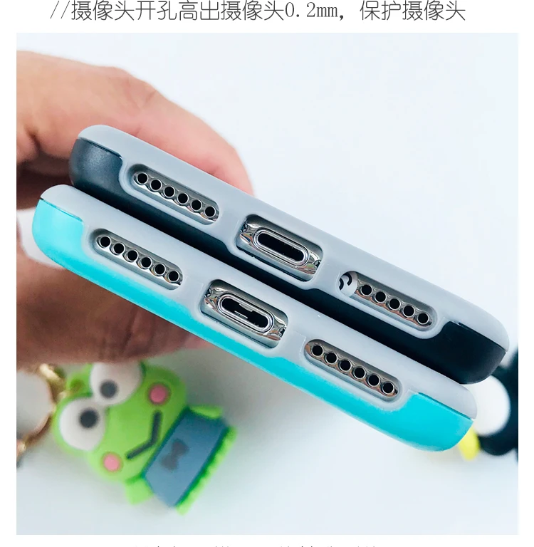 Рамка для iphone 11pro max противоударный бампер+ Единорог игрушка+ мягкий бампер для iphone 11 Xs XR 8 7 6 6splus+ брелок-браслет
