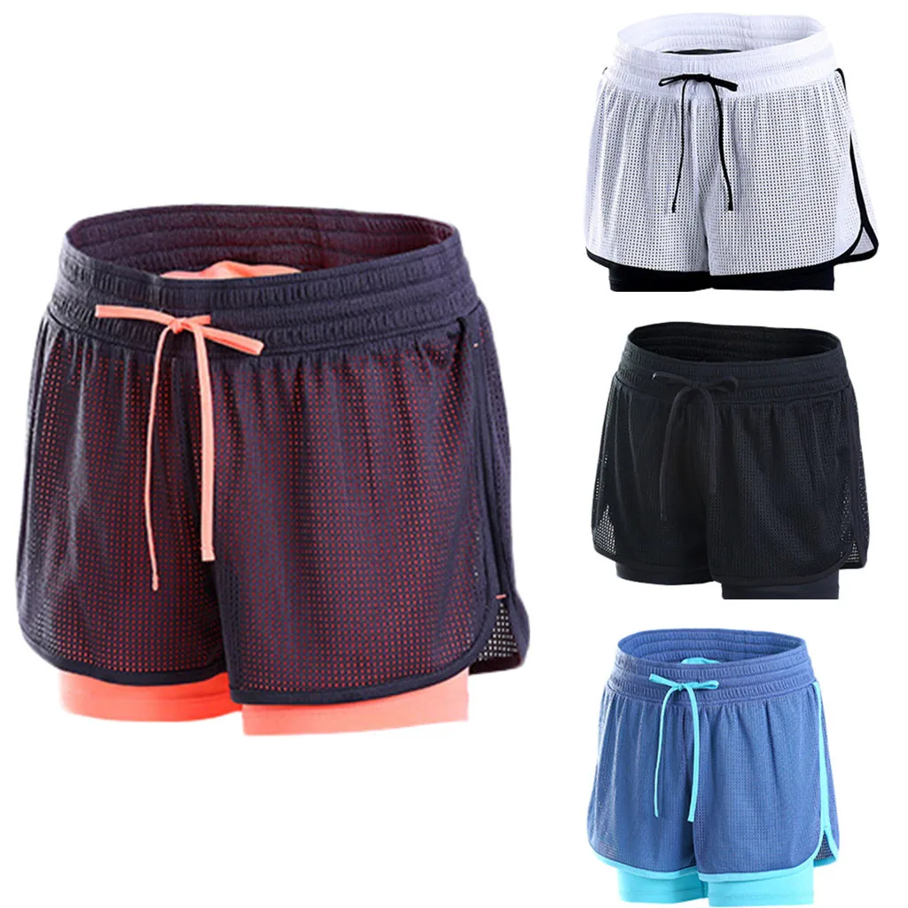 Женские спортивные шорты для йоги, анти опорожненные шорты для тренажерного зала, фитнеса, тела, шорты Deportivo Mujer, новинка