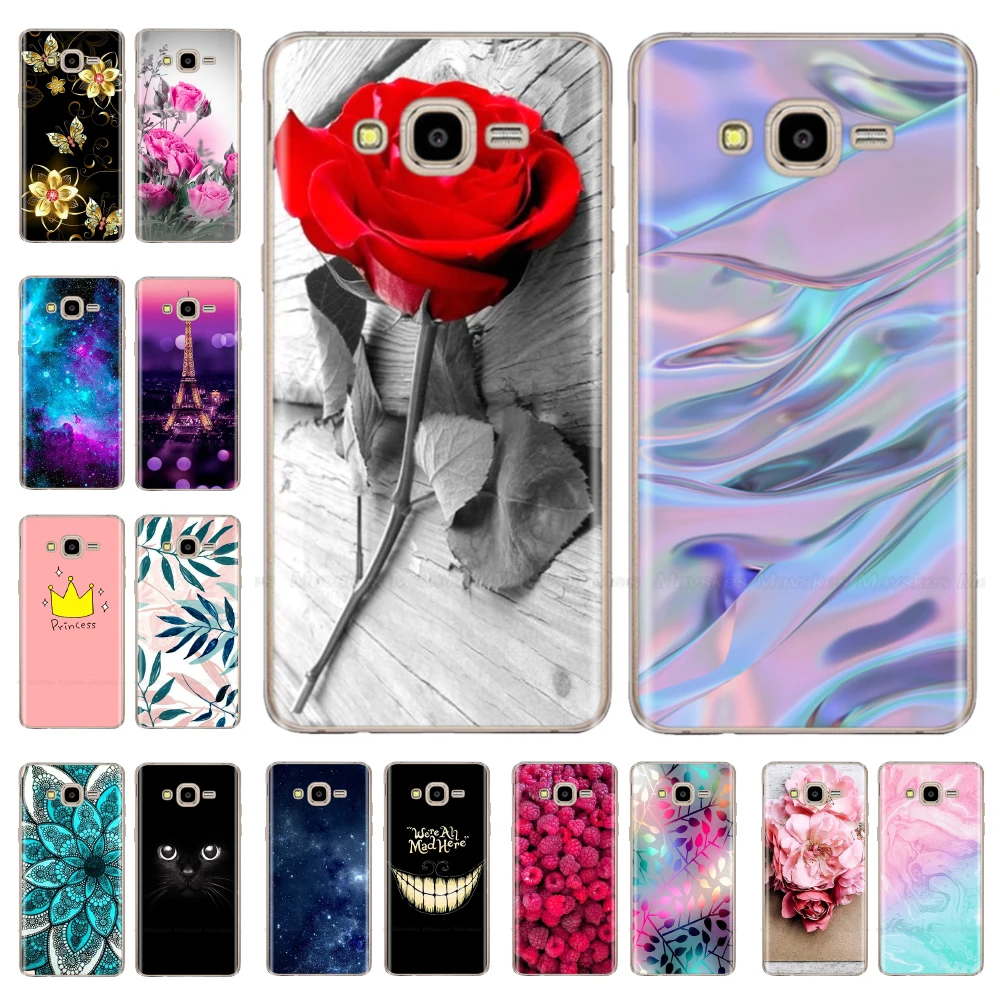 

For Samsung Galaxy J5 2016 Case Silicone Phone Case For Samsung Galaxy J5 2016 J510F Flora TPU Case For Samsung J5 2016 Cover