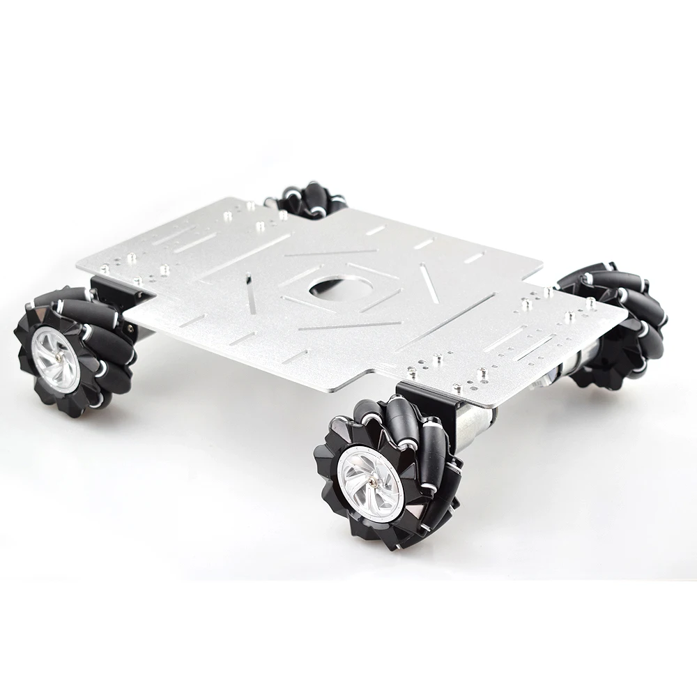 4WD 80mm Mecanum Wheel Robot Car Chassis Kit with Encoder Motor for Arduino DIY 