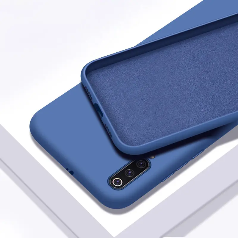 Мягкий жидкий силиконовый чехол для Xiaomi Mi 9 8 SE Lite A3 T Note 10 Mi9 Mi8 Redmi 8A K20 7 Pro 7|Бамперы| |