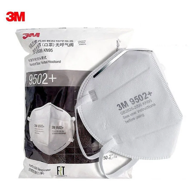 

Brand 3M Mask 9502+ Mask Anti-dust Masks Standard mask Haze Riding Protective Masks Anti-particles PM2.5