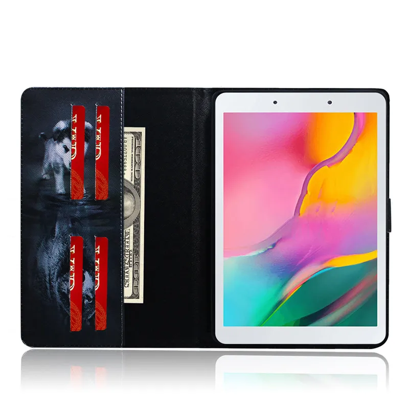 Чехол wekays для samsung Galaxy Tab A 8,0, мультяшный кожаный чехол Fundas для samsung Tab A 8,0 T290 T295 T297, чехол