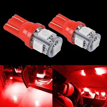 

​Red Instrument lights T10 LED Bulbs With Sockets Accessories Replacement