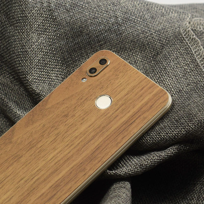 Текстура древесины Декоративная задняя крышка для Huawei Nova3e мобильный телефон