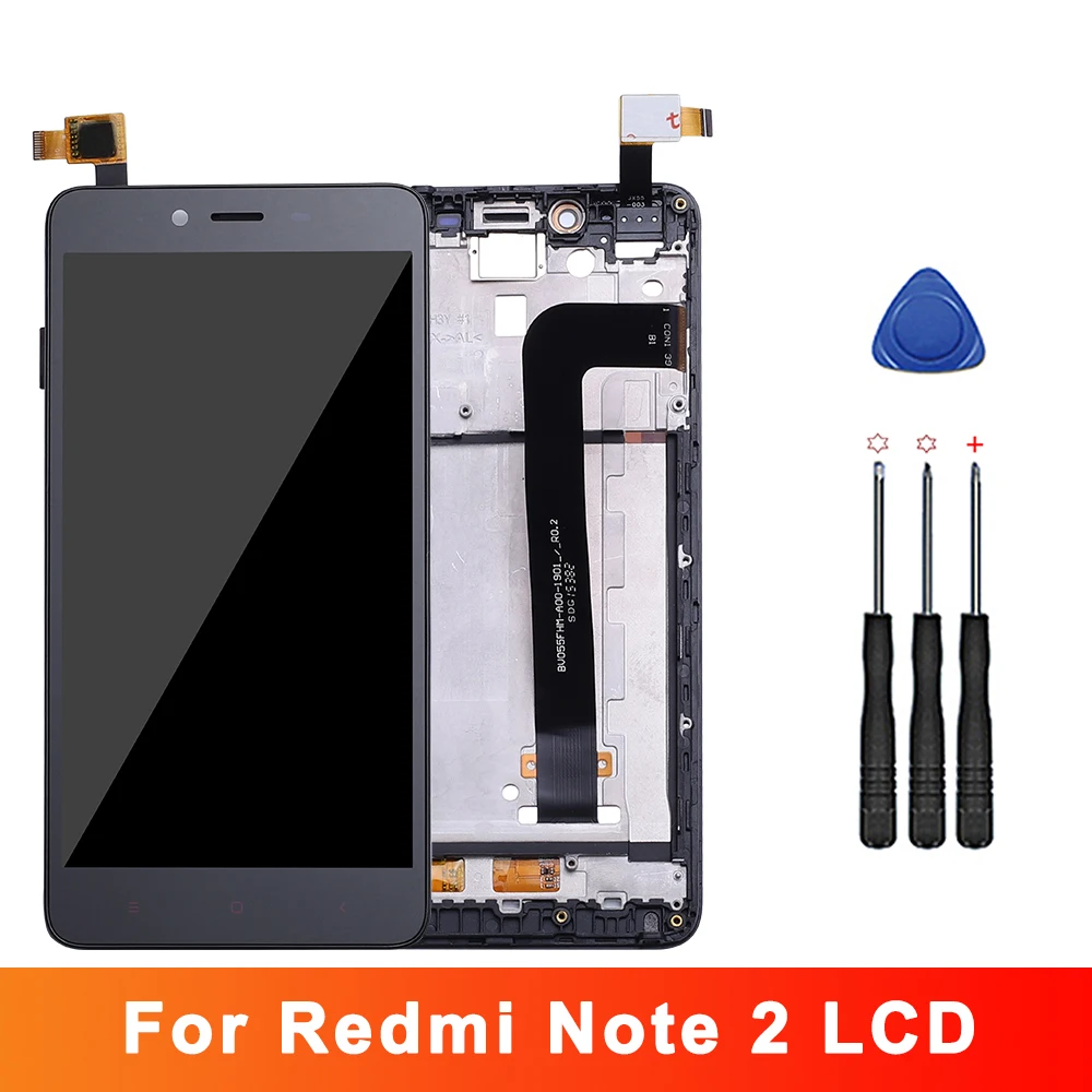 Качественный ЖК-дисплей для Xiaomi Redmi Note 2 сменный ЖК-экран Hongmi дигитайзер в сборе
