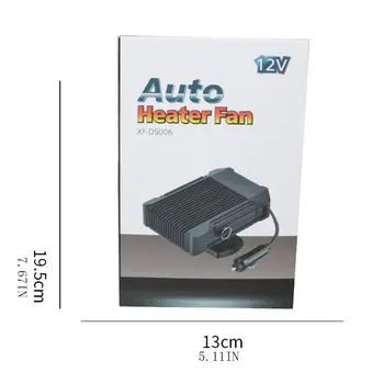 

Square Mini Portable Car Heater Vehicle Automobile Electronic Rotatable Space E7CA