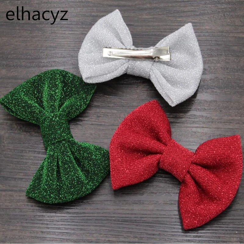 10pcs-lot-Christmas-Hair-Bows-With-Clip-Hair-Accessories-4-Glitter-Hair-Flowers-Clips-Headwear-Free_副本