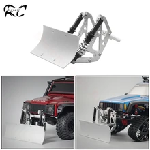 Pala metálica para nieve, servocontrol, excavadora, arena, nieve, barrido para 1/10 RC Crawler Axial SCX10 90046 Traxxas TRX 4 TRX6 RGT 86100