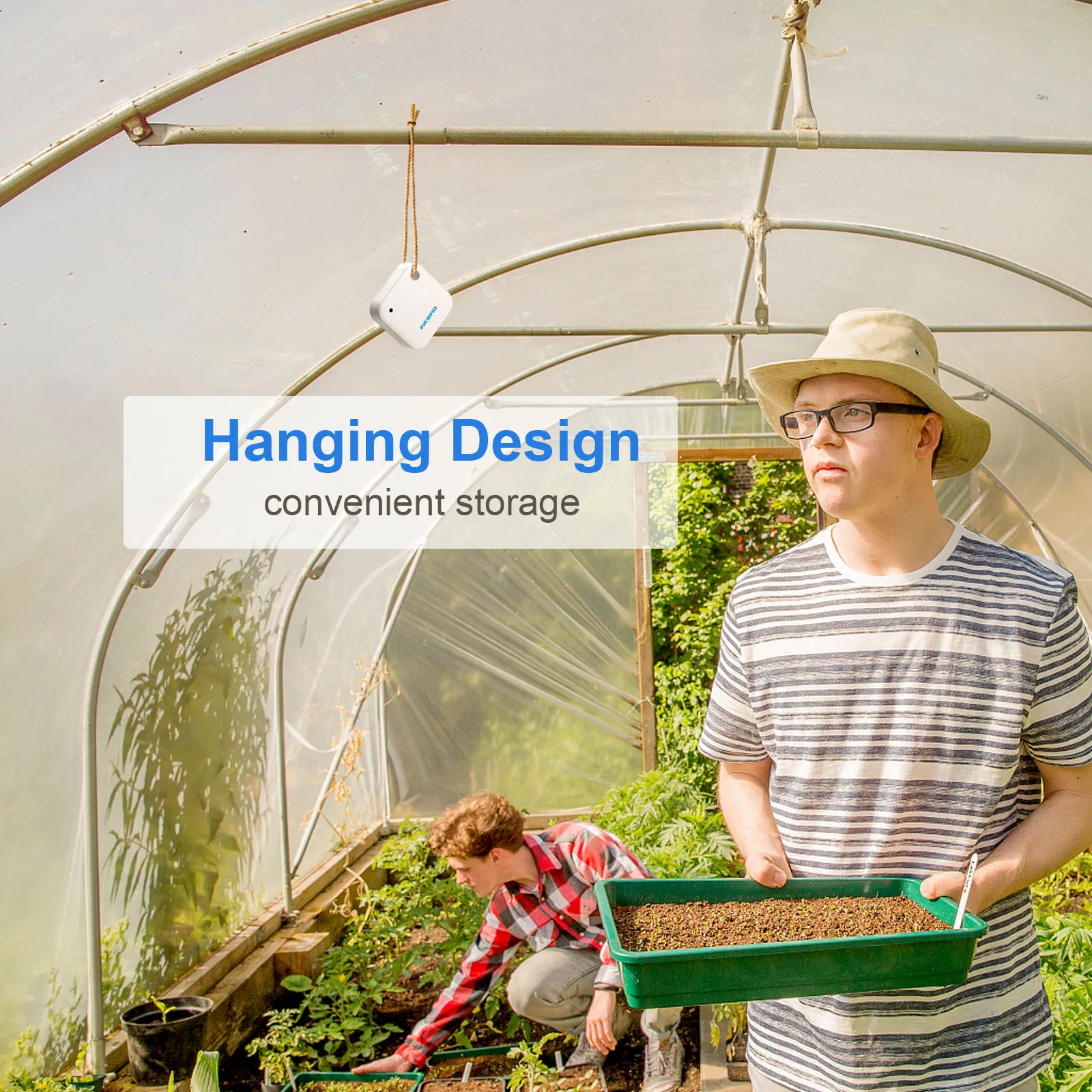 INKBIRD IBS-TH2 냉장고 온실 애완동물에 적합한 데이터 로거가 포함된 Bluetooth 방수 스마트 온도 및 습도 센서