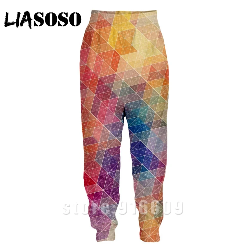 3d принт для мужчин и женщин Psychedelic paint полная длина jogger звездное небо Galaxy детские спортивные штаны Топ аниме повседневные спортивные брюки - Цвет: 16