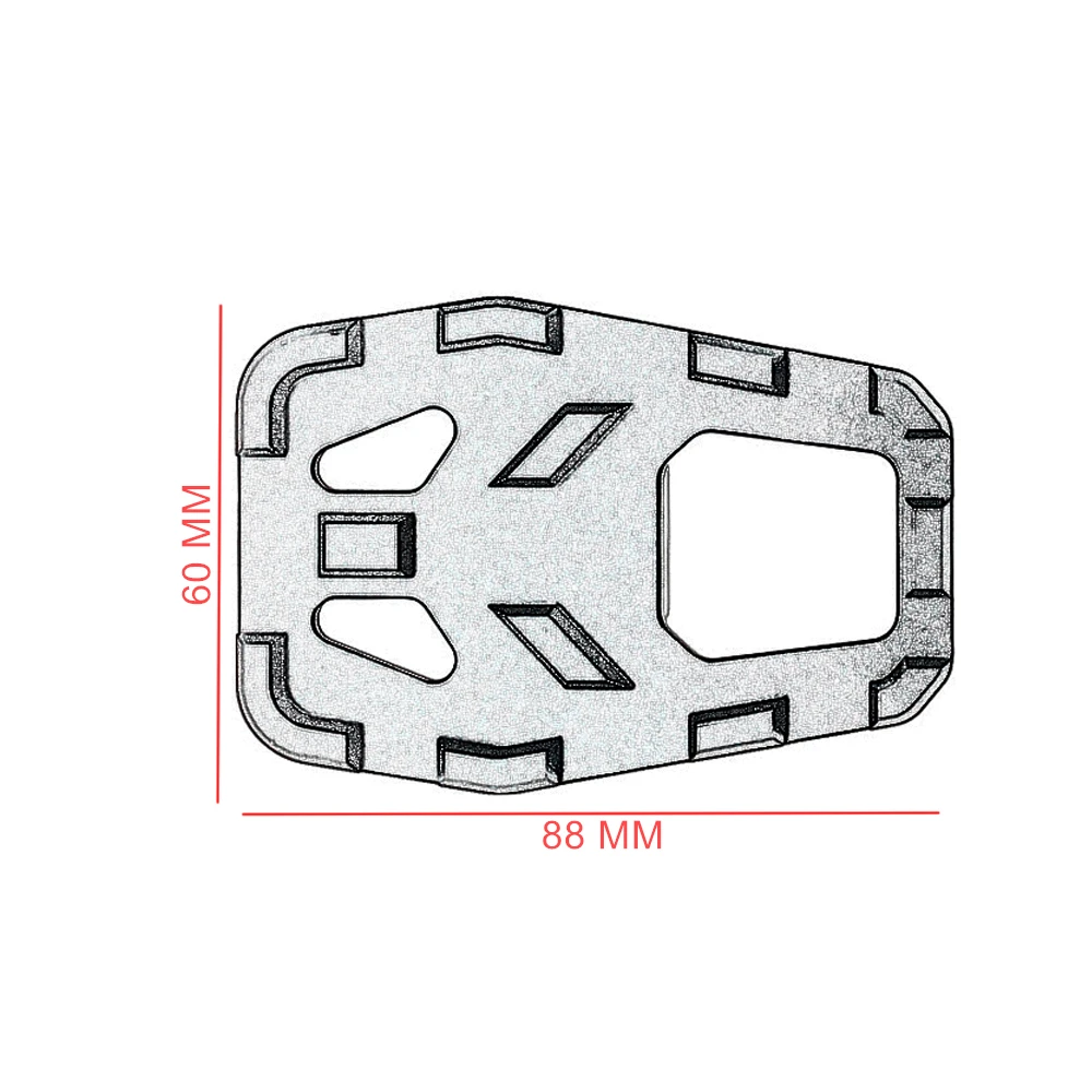MTKRACING для F 700GS F700 GS F700GS аксессуары для мотоциклов заготовки широкие подножки педали отдыха расширение подножки