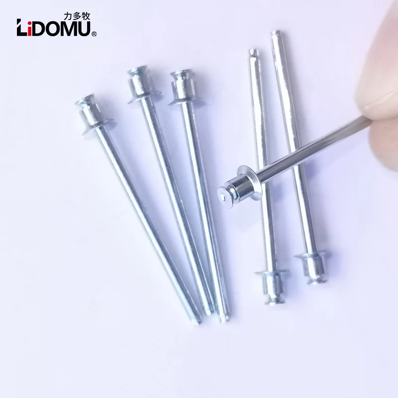 100pcs double countersunk carbon steel circuit board blind rivets 2.4mm, 3.0mm, 3.2mm rivets and fasteners,rivets and screws