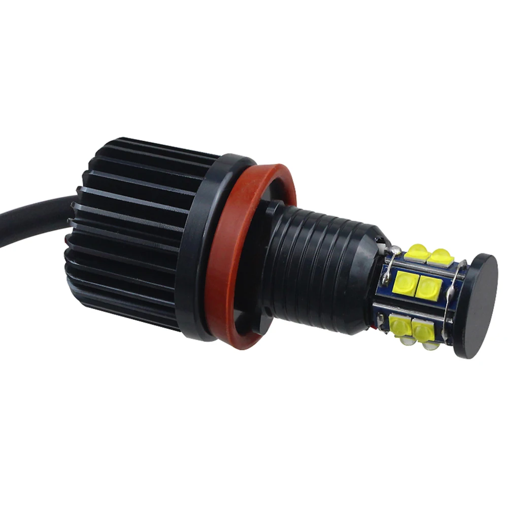 Farol de Led Olhos de Anjo 6500k para Bmw Automotivo Halo Anel Lâmpada E92 E93 E63 Lâmpadas E70 Acessórios Automotivos Interior h8 120w 16 para bmw e92 e93 e63 lâmpadas e70