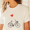 Camiseta para ciclismo camisetas veraniegas con estampado gr fico Vogue para mujer camisetas vintage casuales Hipster