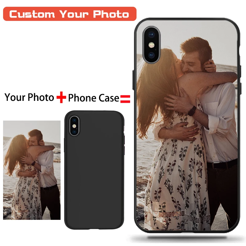 DIY Индивидуальный персонализированный мягкий чехол для телефона iPhone 6 7 8 Plus X 11 Pro XS