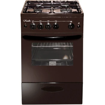 

Gas stove Lysva GP 400 ms-2u, gas oven, without lid, Brown