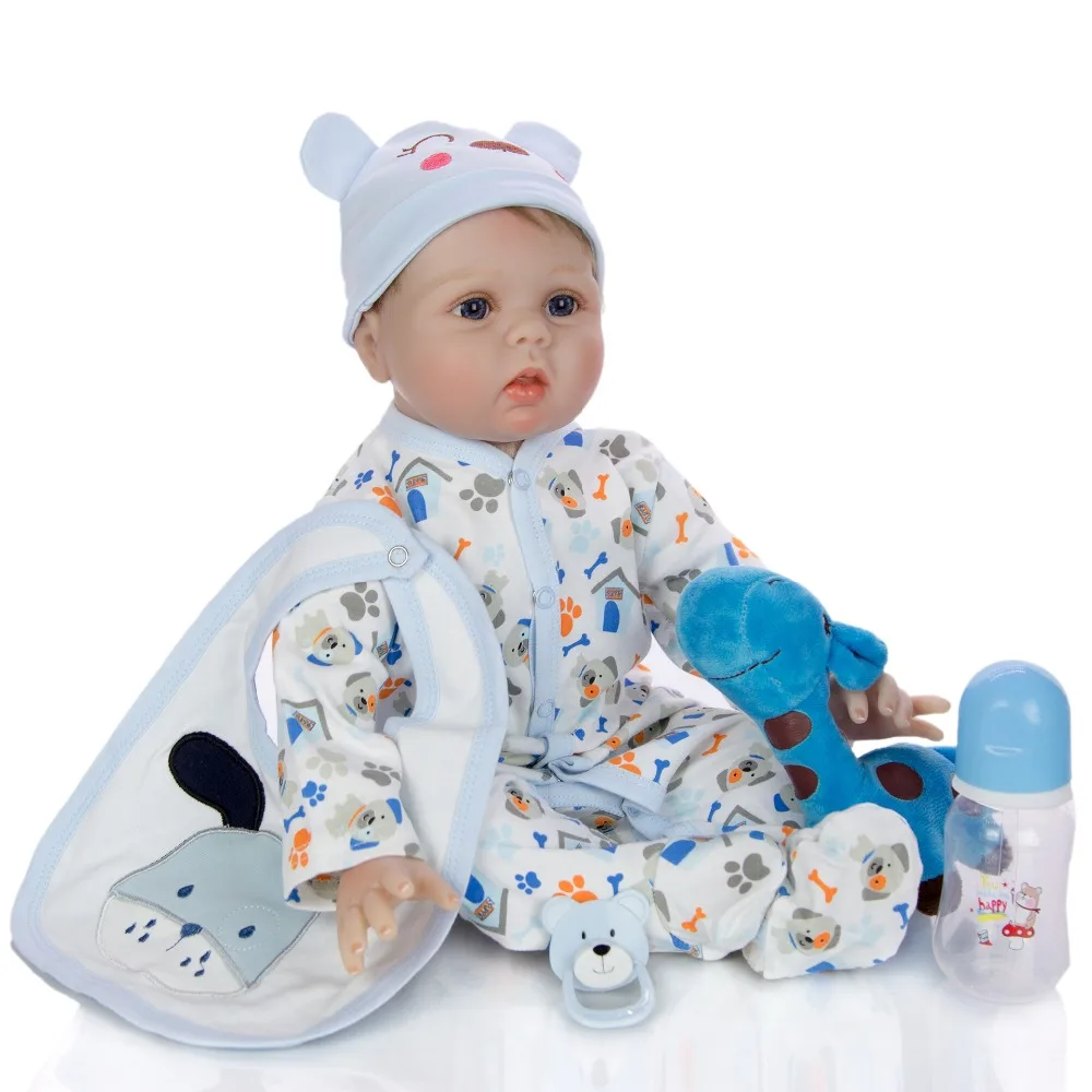 Bebe reborn menino 55 см силиконовая кукла-реборн для маленьких мальчиков, живой новорожденный, куклы, игрушки в подарок