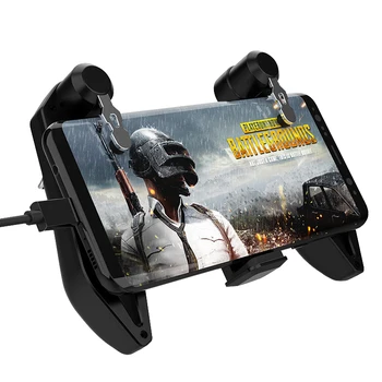 

S6 PUBG Game Controller Gamepad Joystick L1 R1 Trigger Shooting Free Fire Aim Key Gamepad For iPhone Android Mobile Phone