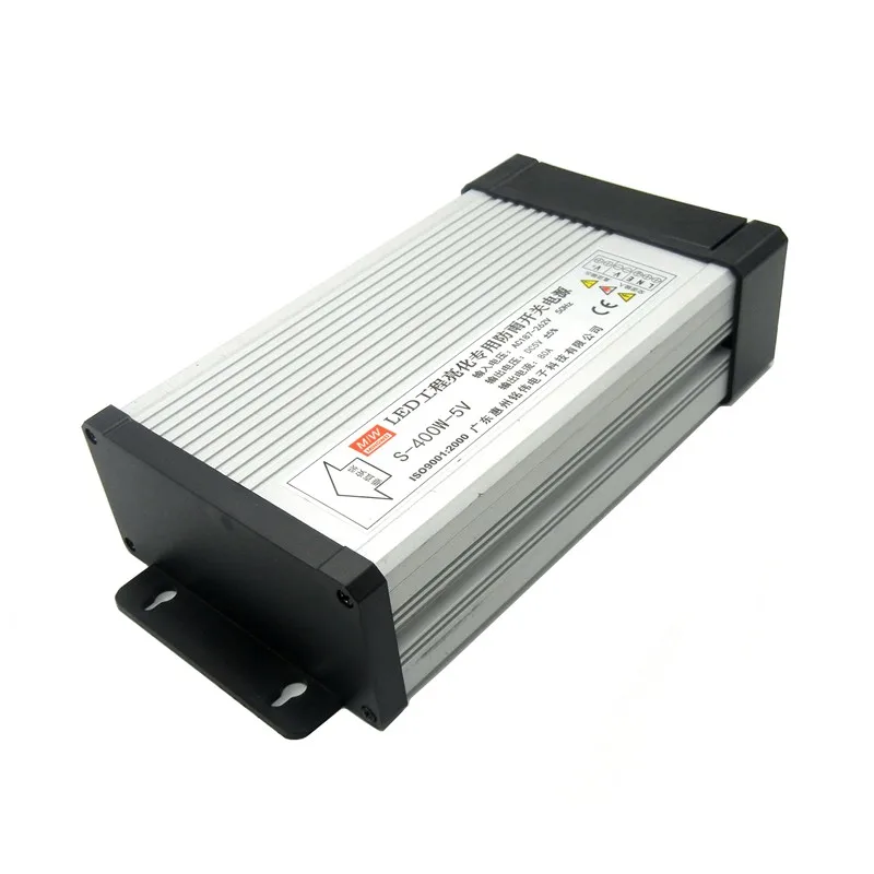 5V 80A 400W непромокаемый переключатель питания вход 220V AC в DC трансформатор, регулятор напряжения для светодиодный дисплей светильник полосы