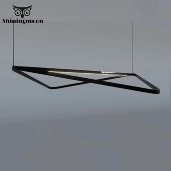 

Nordic Led Simplicity Pendant Lights Art Office Hotel Deco Pendant Lamp Black Iron Living Room Hanglamp Luminaria Light Fixtures