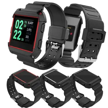 

Light-weight Multi-function Two-in-one Silicone Strap Watch Frame Armor Anti-fall Protective Cover Silicone Strap