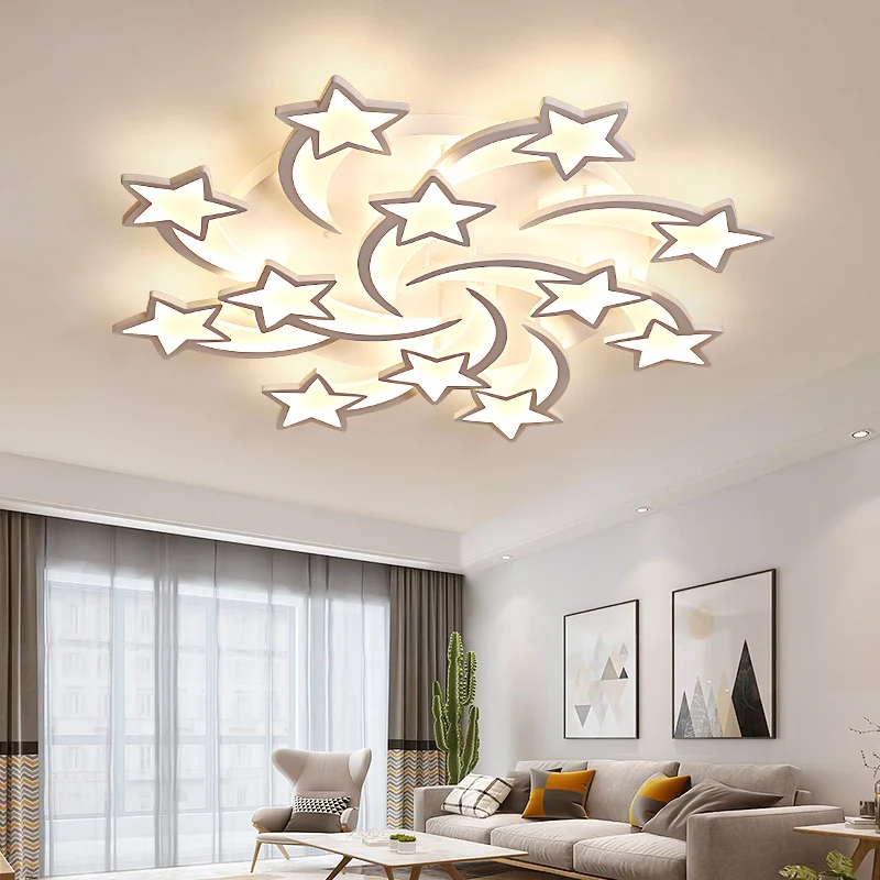  LED Chandelier Modern Stars Ceiling chandeliers Lighting For Living Room Bedroom kitchen Children W - 4000175802885