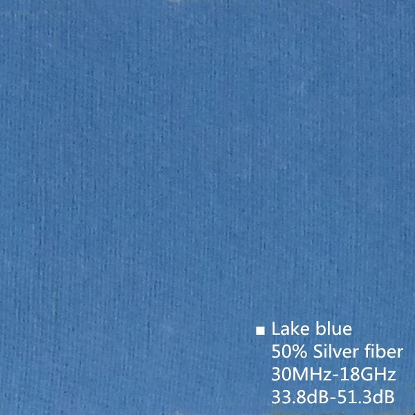 Ajiacn анти-электромагнитное излучение невидимая молния пальто дома и офиса электрические приборы EMF Экранирование пальто - Цвет: Lake blue 50Ag