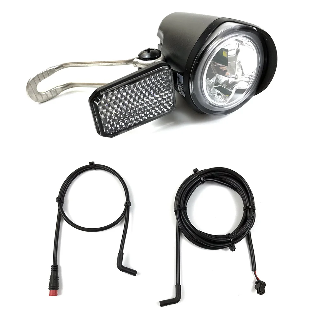6-60v Universal Durable E-bike Headlight Ebike Electric Bicycle Abs Sm/waterproof Head Light Front Lamp Cycling Accessories
